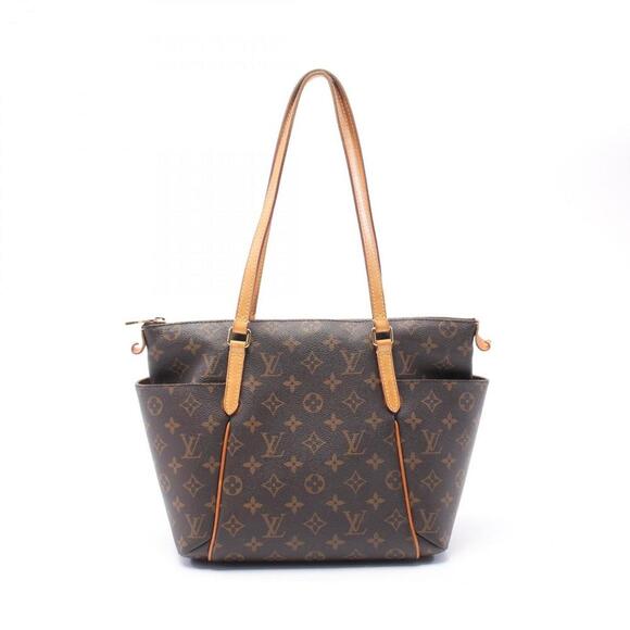 LOUIS VUITTON Brown Monogram Leather Tote Bag - Picture 1 of 11